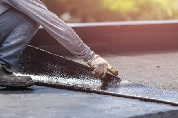 Professional Basement Waterproofing technician working in Ludington, MI